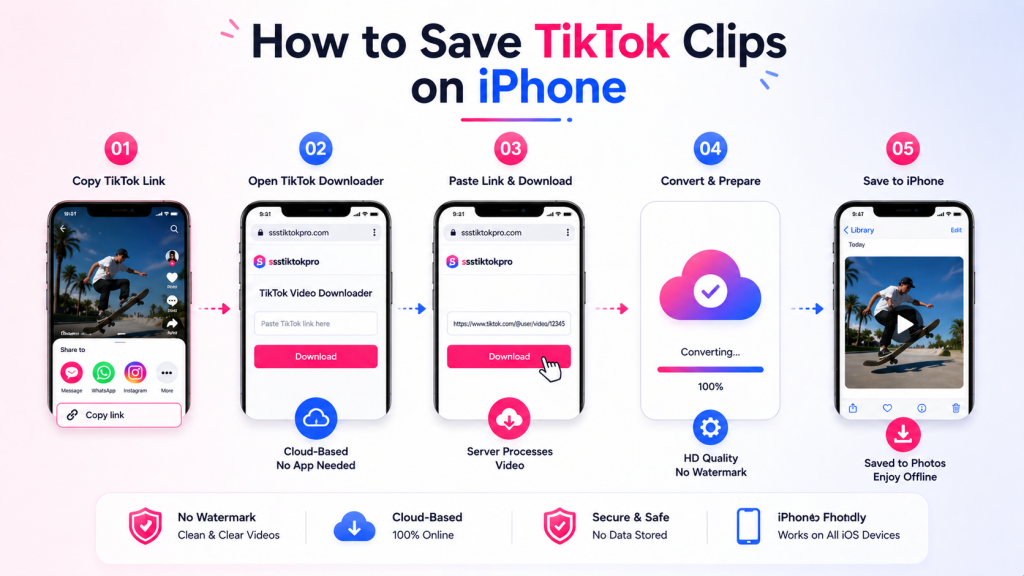 TikTok video download without watermark