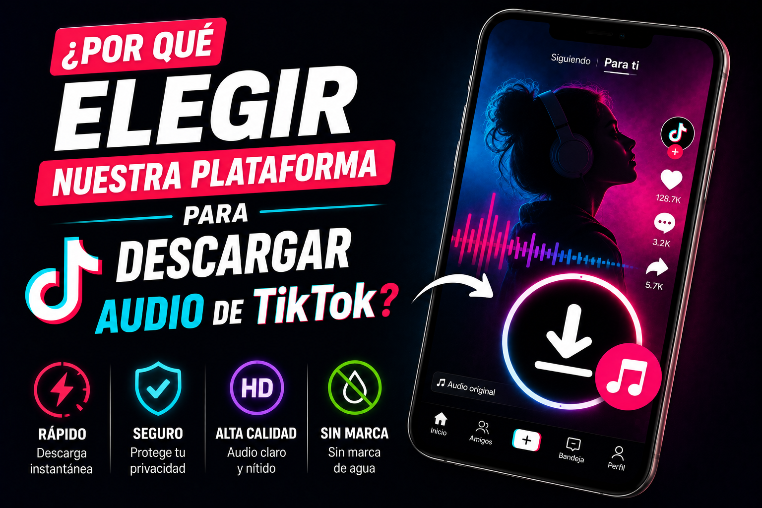 descargar audio de tiktok