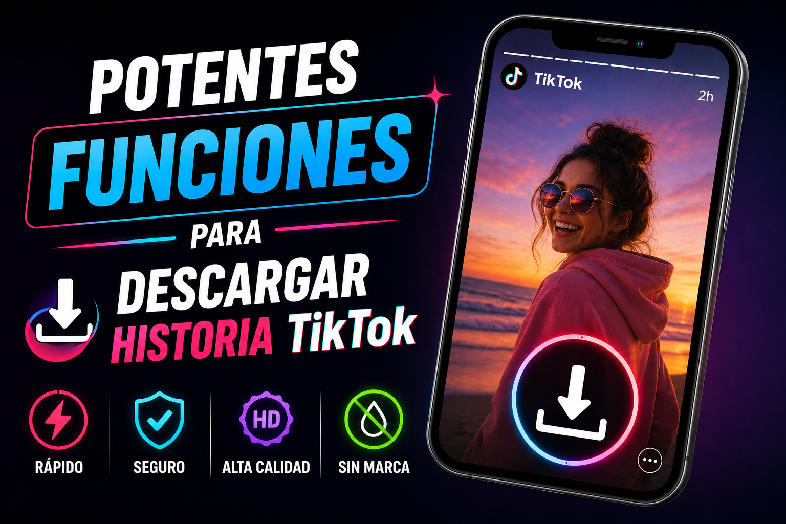 descargar historia tiktok