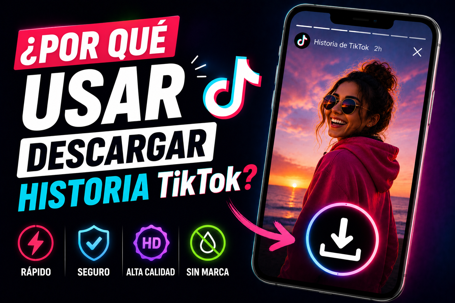 descargar historia tiktok
