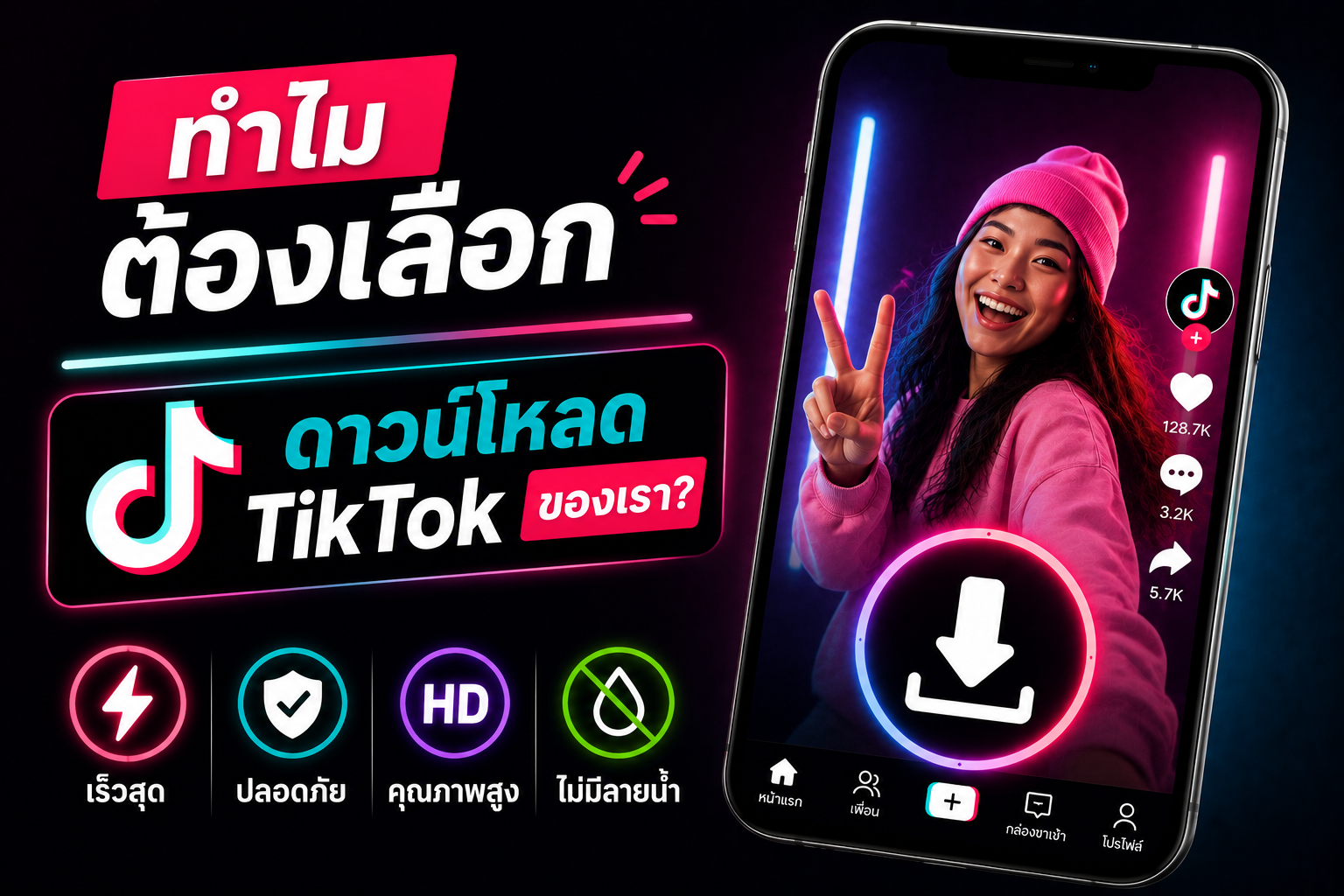 ดาวน์โหลด tiktok